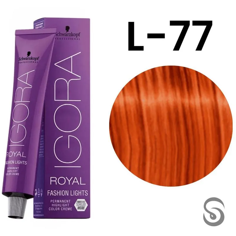 Coloração Igora Royal Ir - L-77 Fashion Lights Cobre 60ml