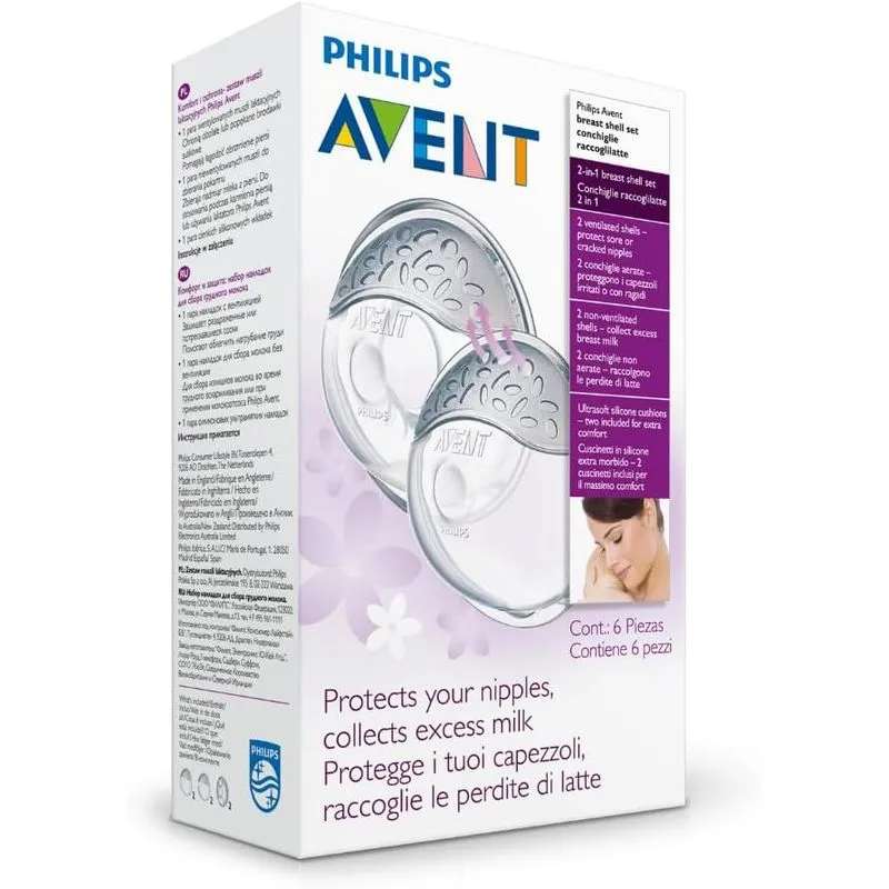 Concha para Seios Philips Avent Silicone 2 Unidades