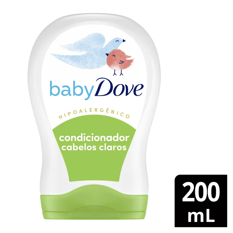 Condicionador Infantil Baby Dove Hidratação Enriquecida Cabelos Claros Camomila 200ml