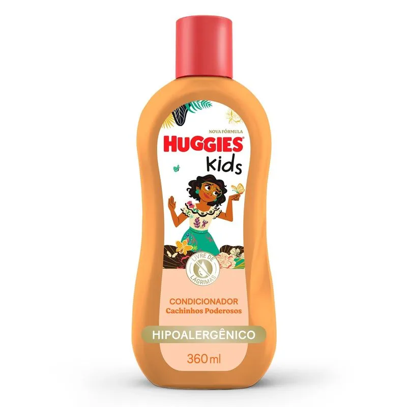Condicionador Infantil Huggies Kids Cachinhos Poderosos 360ml