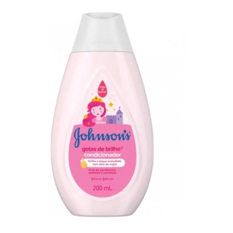 Condicionador Infantil Johnson & Johnson Baby - 200ml Gotas de Brilho