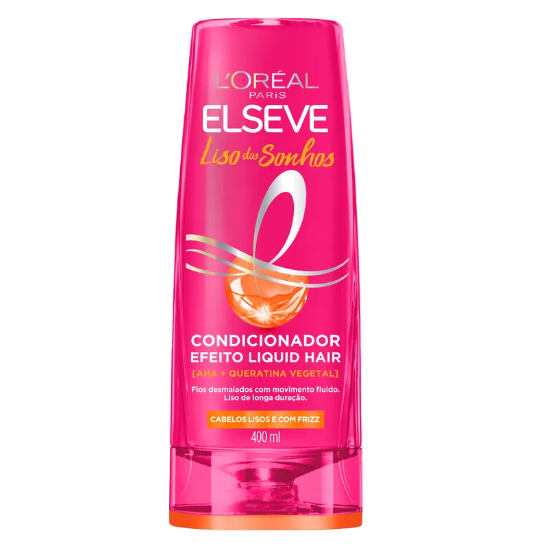 Condicionador Elseve Liso dos Sonhos Liquid Hair 400ml