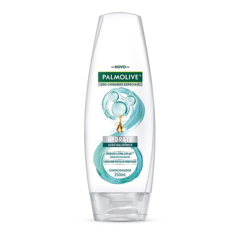 Condicionador Palmolive SOS Cuidados Especiais Hydrate Hialurônico - 350ml
