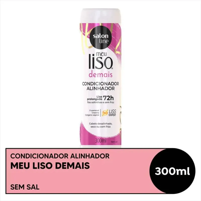 Condicionador Salon Line Meu Liso Demais 300ml