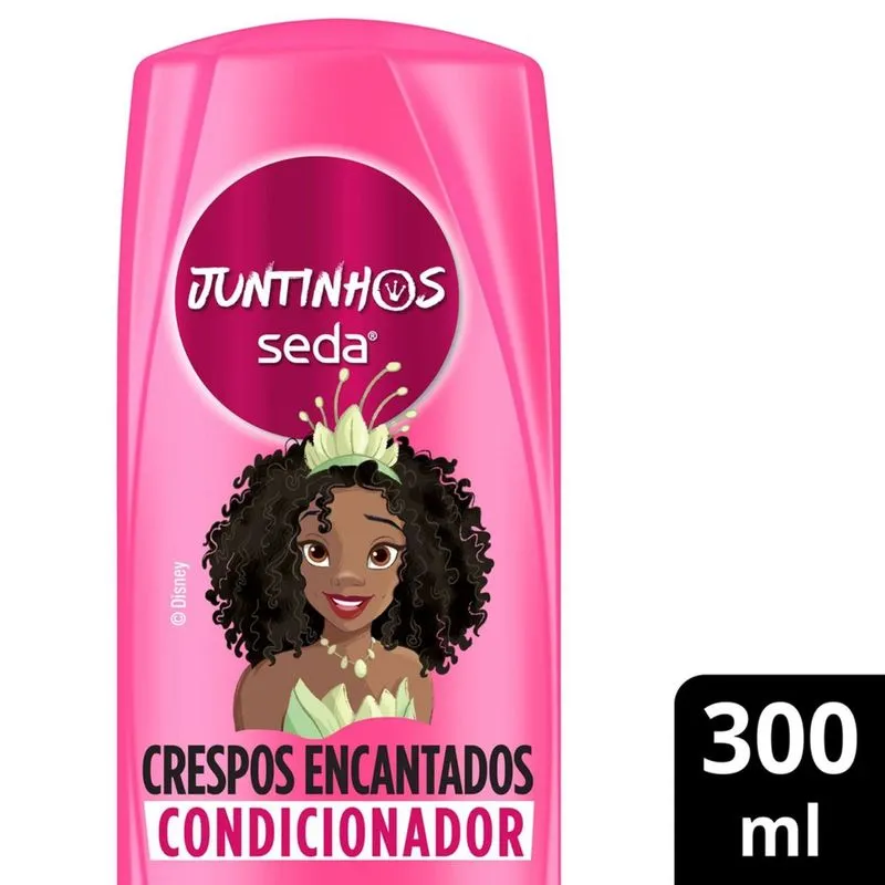 Condicionador Infantil Seda Juntinhos Tiana Crespos Encantados 300ml