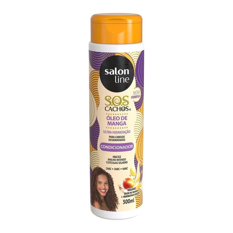 Condicionador SOS Manga Óleo de Manga Salon Line 300ml