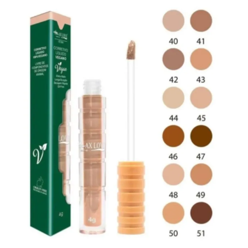 Corretivo Liquido Matte Vegano Cor: 47 Max Love
