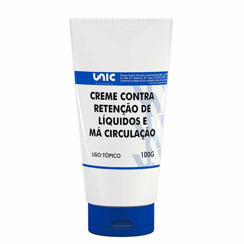Creme Contra Retenção de Líquido e Má Circulação 100g