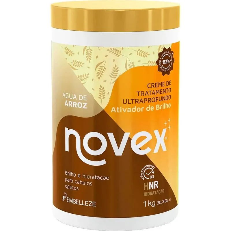 Creme de Tratamento Novex - Água de Arroz - 1kg