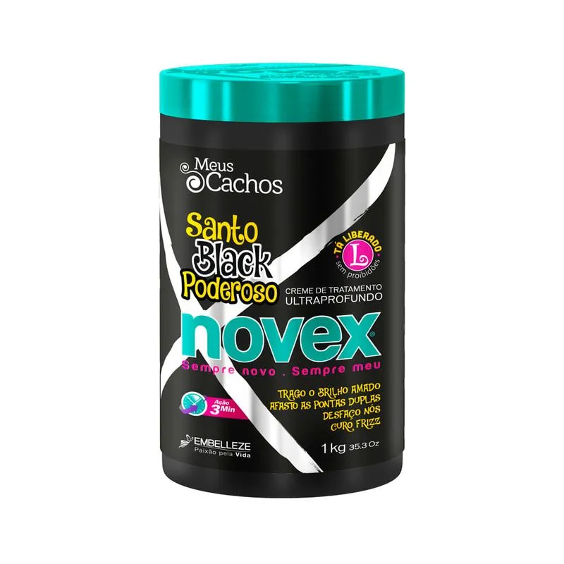 Creme de Tratamento Novex Meus Cachos Santo Black Poderoso - 1kg