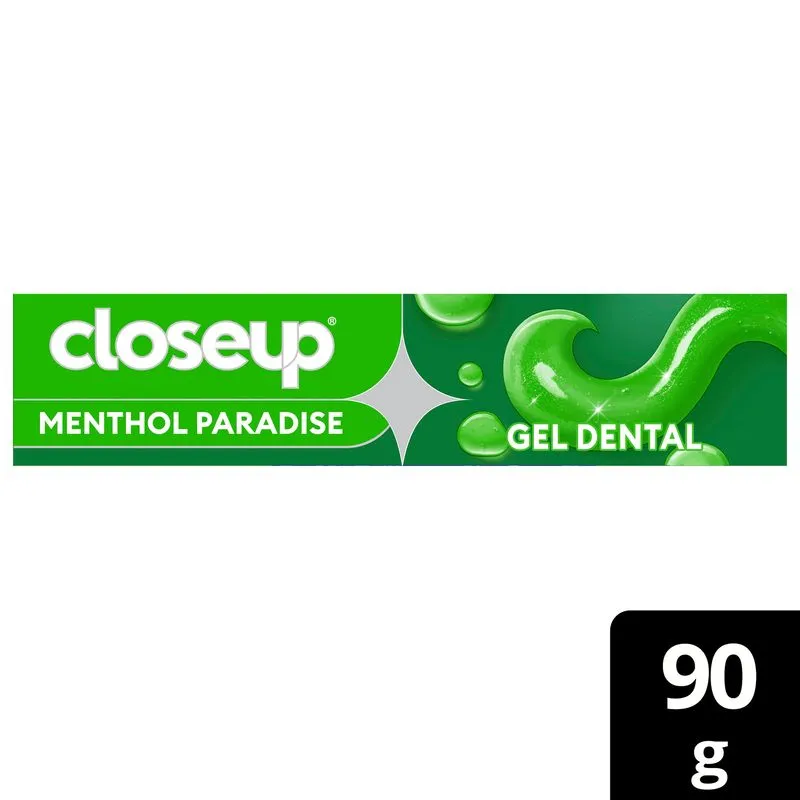 Gel Dental Closeup Proteção 360º Fresh Sabor Menthol Paradise 90g
