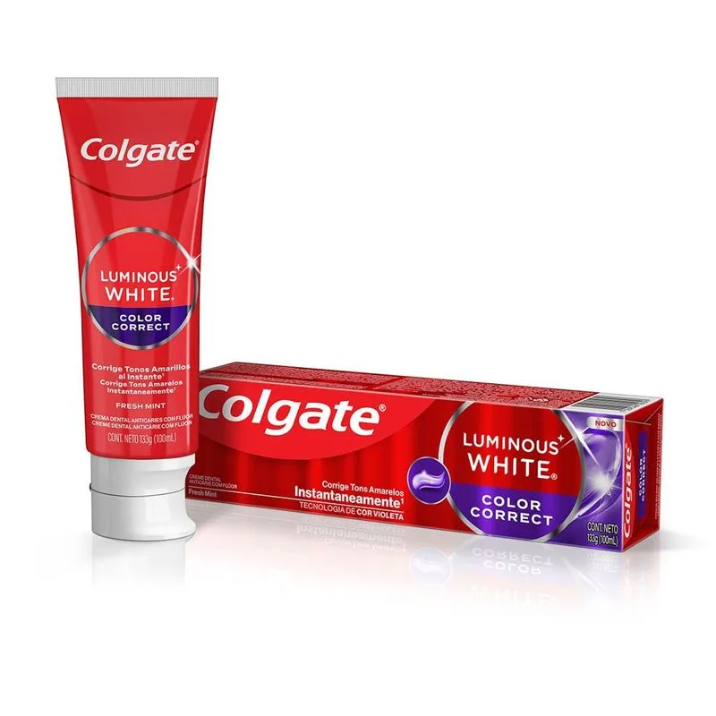 Creme Dental Colgate Luminous White Color Correct 133g