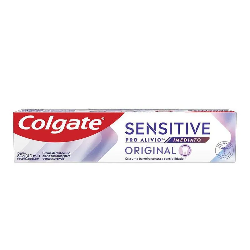 Creme Dental Colgate Sensitive Pro Alívio Imediato Original 60g