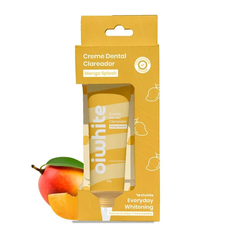 Creme Dental Oiwhite Clareador Mango Splash 60g