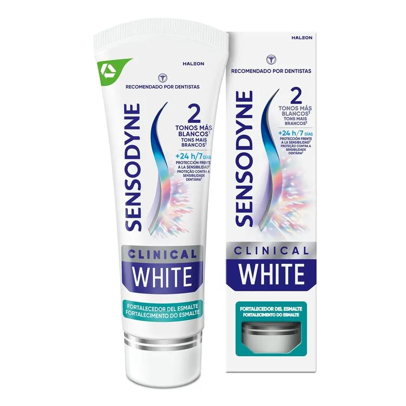 Creme Dental Sensodyne Clinical White Com Flúor 100g