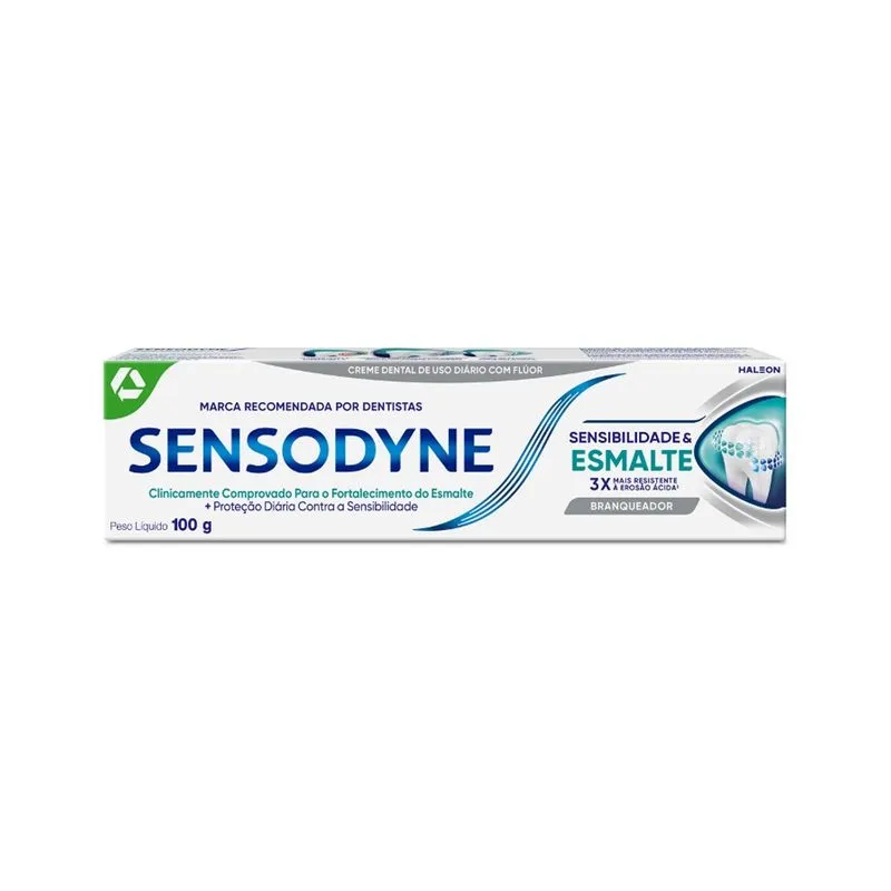 Creme Dental Sensodyne Sensibilidade e Esmalte Branqueador 100g