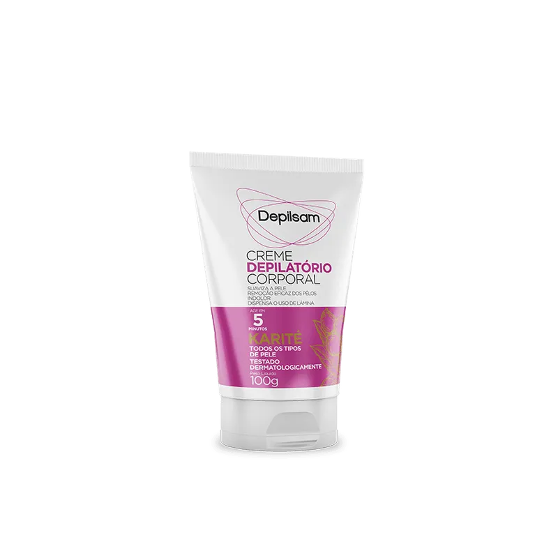 Creme Depilatório Corporal Depilsam Karité 100G
