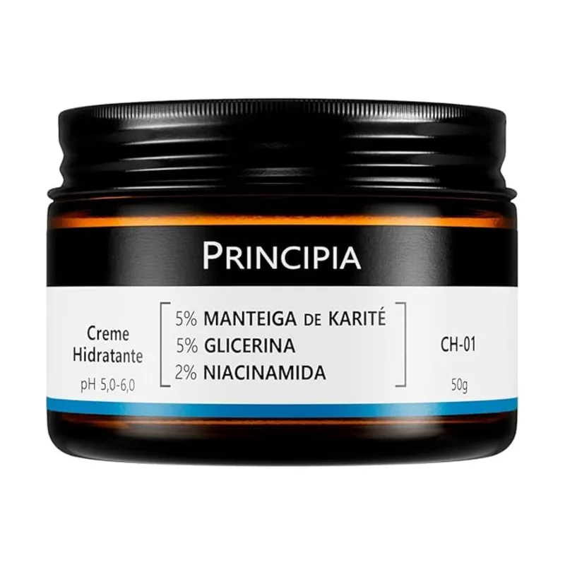 Creme Hidratante 5% Manteiga De Karité + 5% Glicerina + 2% Niacinamida Principia Skincare Ch-01 50g