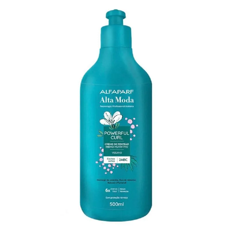 Creme para Pentear Alta Moda Powerful Curl Cachos 500ml