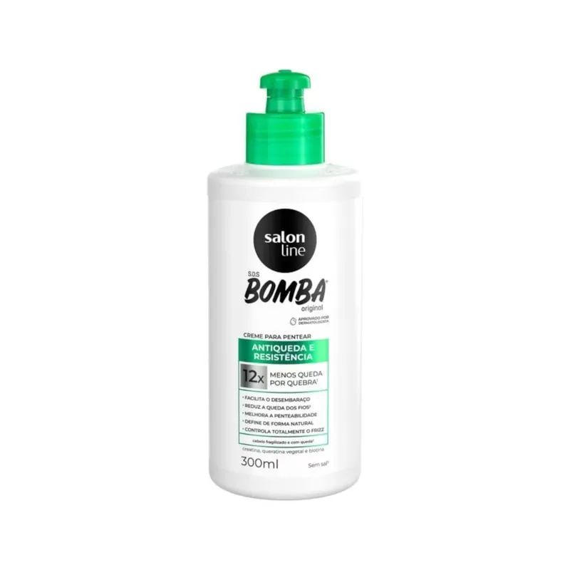Creme para Pentear Salon Line SOS Bomba Antiqueda 300ml