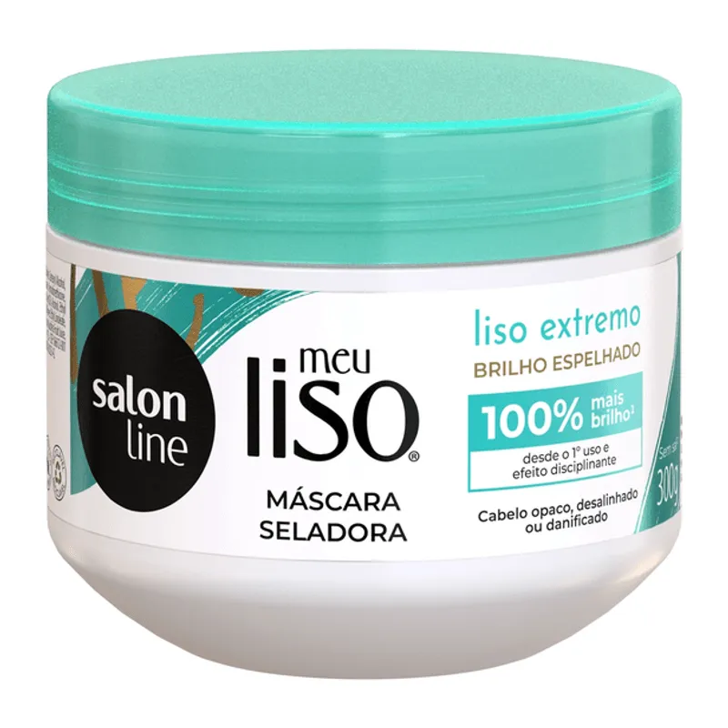 Creme Para Tratamento Salon Line 300g Meu Liso Liso Extremo