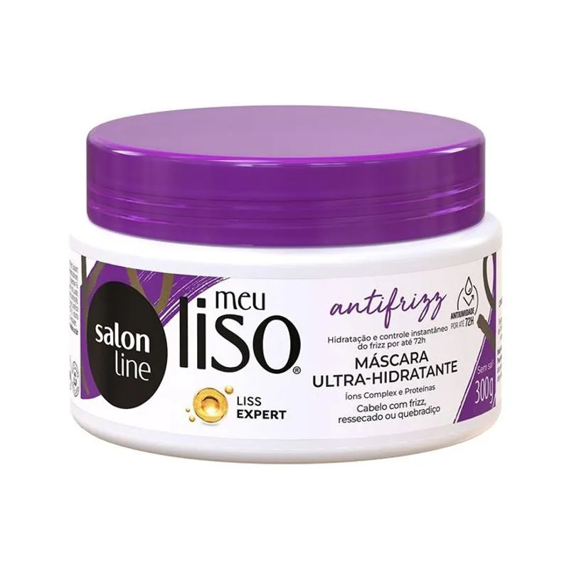 Creme Para Tratamento Salon Line Meu Liso 300g Antifrizz
