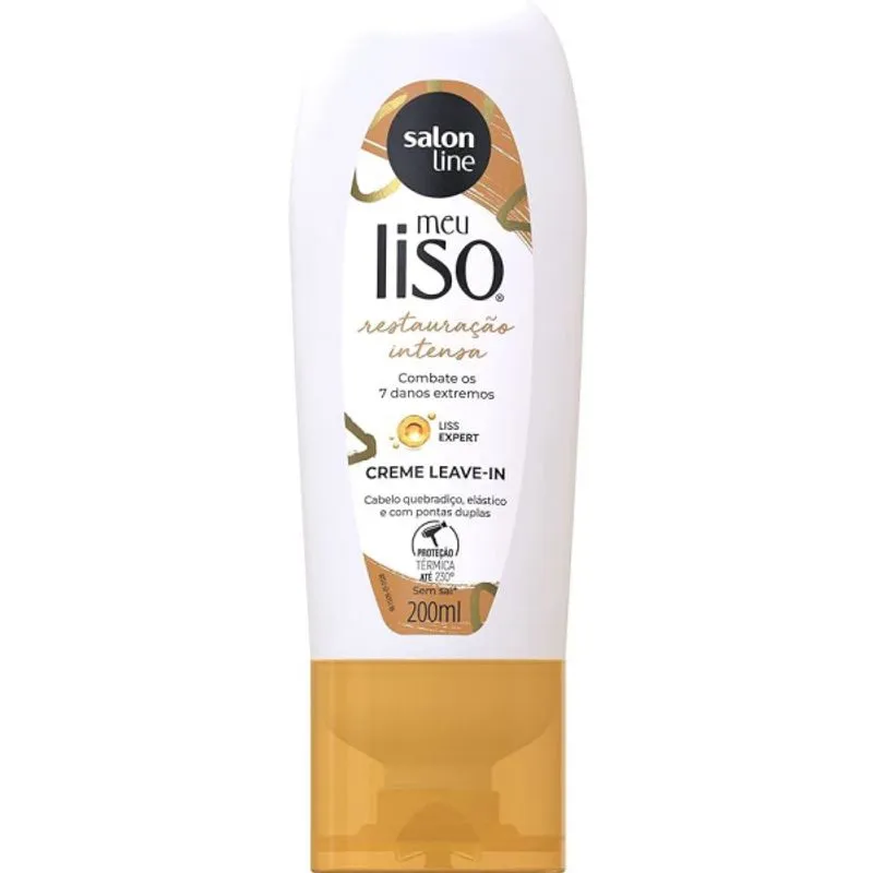 Defrizante Salon Line Meu Liso 200ml - Restauração Intensa