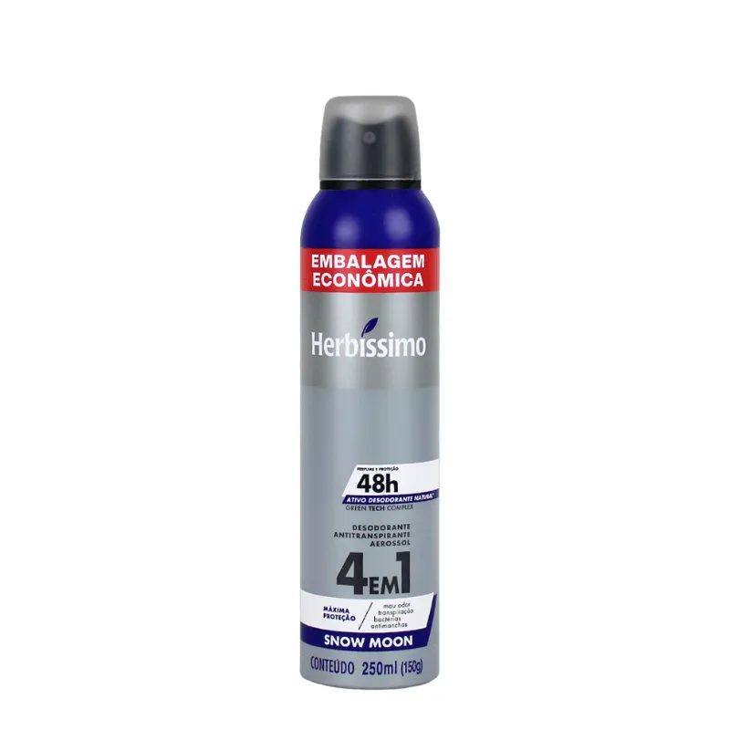 Desodorante Aerosol Antitranspirante Herbíssimo Snow Moon 250Ml
