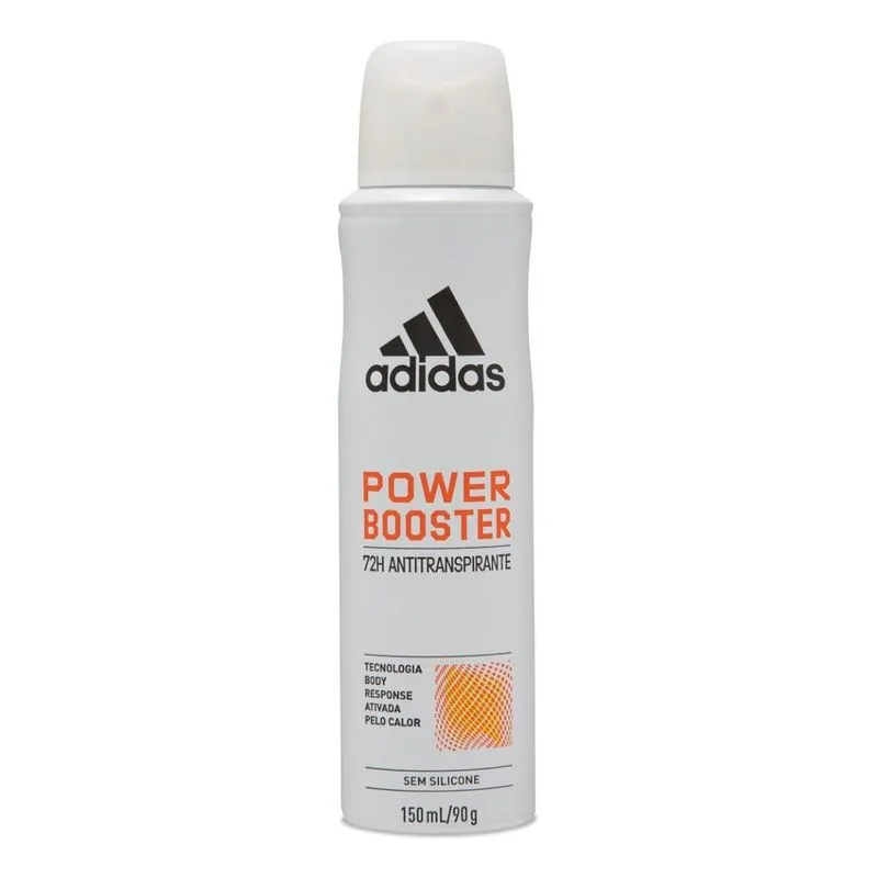 Desodorante Antitranspirante Adidas Feminino Power Booster 72h Aerossol 150ml