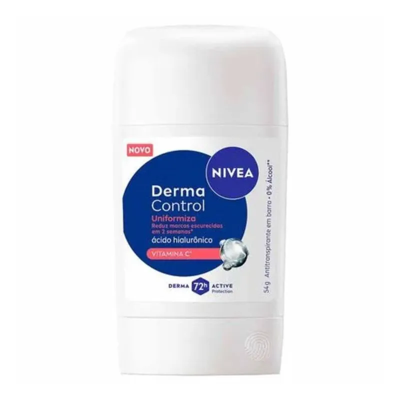 Desodorante Antitranspirante Nivea Derma Control Uniformiza Em Barra 54g