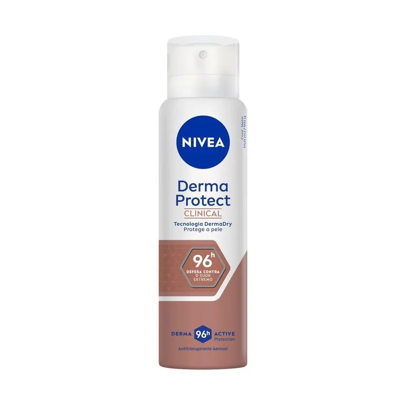 Desodorante Antitranspirante Nivea Derma Protect Clinical 96h Aerossol 150ml