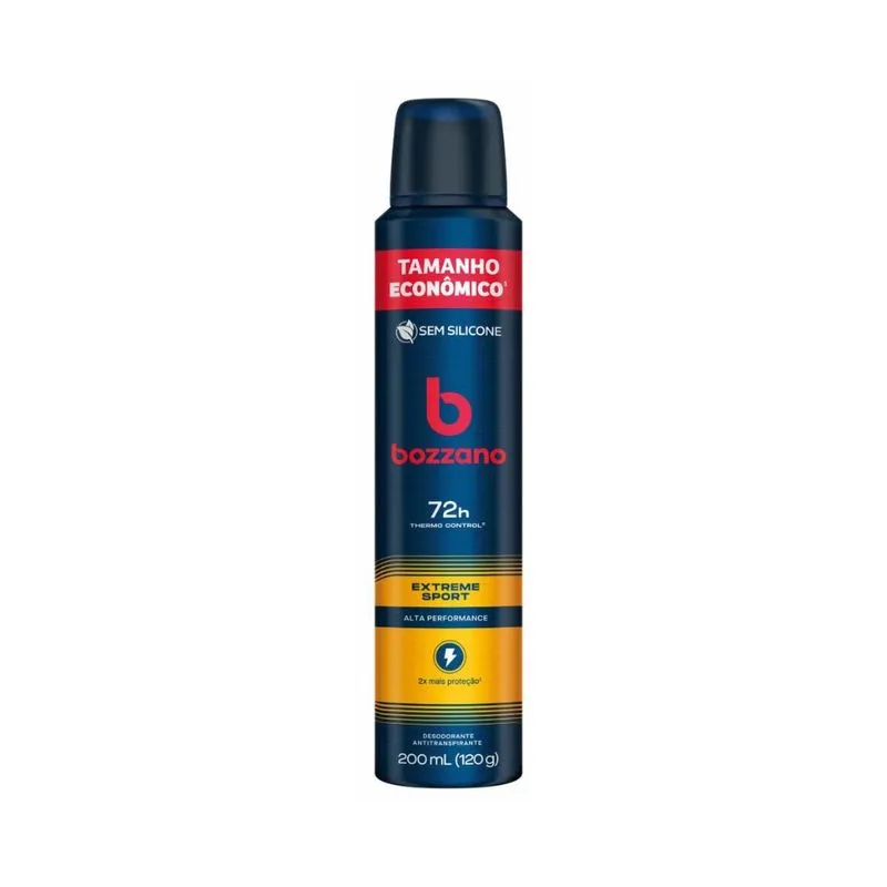 Desodorante Antitranspirante Bozzano Extreme Sport 72h Aerossol 200ml