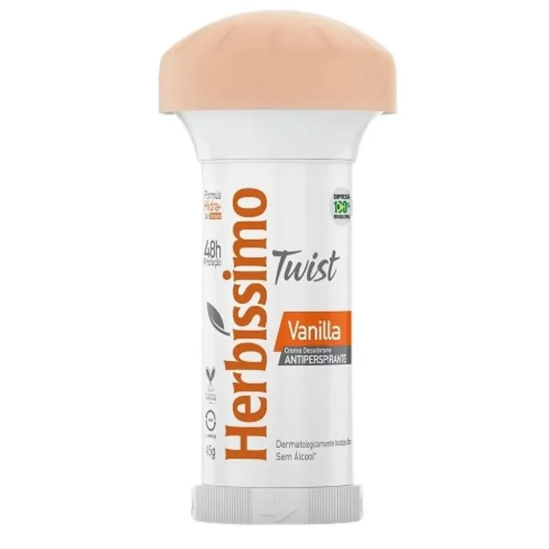 Desodorante Creme Herbíssimo Twist Vanila - 45g