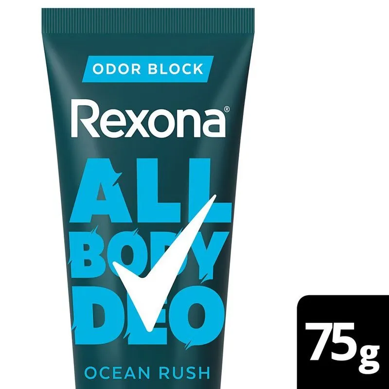 Desodorante Corporal Rexona All Body Deo Ocean Rush Creme 75g