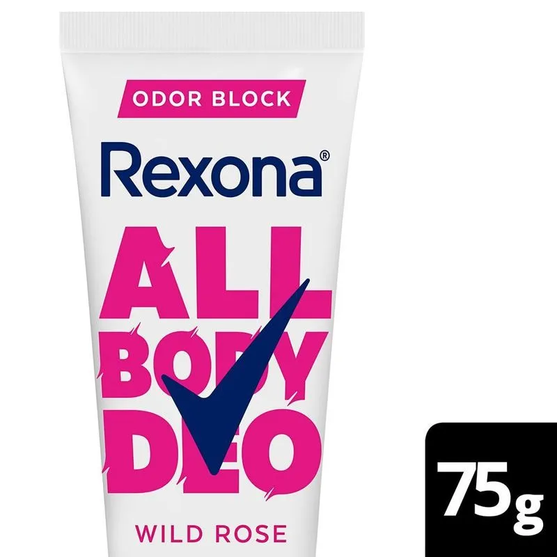 Desodorante Corporal Rexona All Body Deo Wild Rose Creme 75g