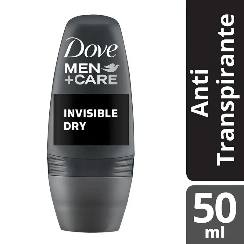 Desodorante Antitranspirante Dove Men+Care Invisible Dry 48h Roll-On 50ml