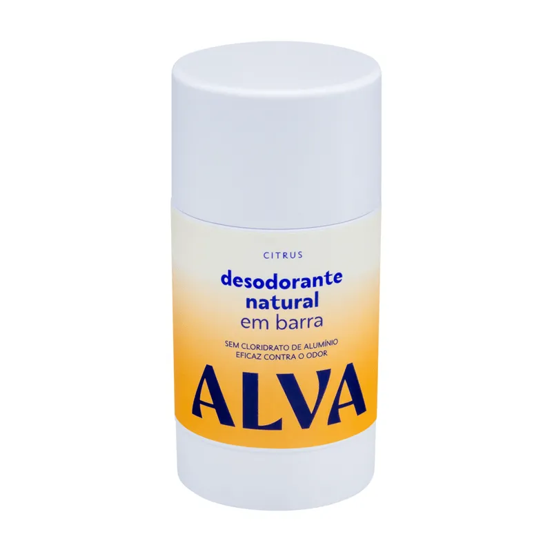 Desodorante Natural Alva Citrus Barra Stick 55g