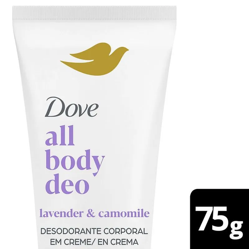 Desodorante Em Creme Dove Lavender Camomile All Body Deo 75g