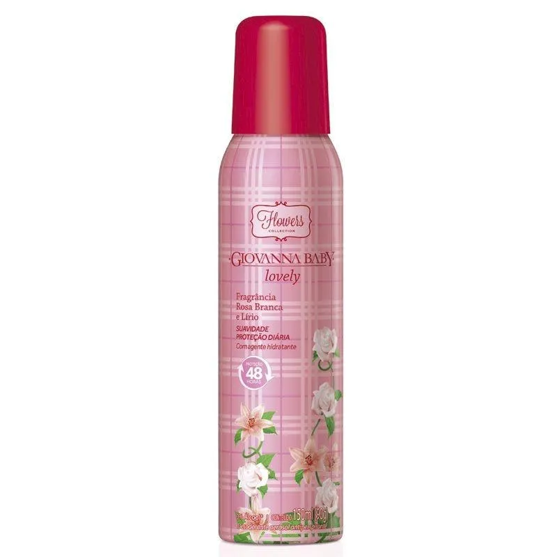 Desodorante Giovanna Baby Aerosol Lovely 150ml
