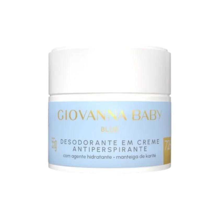 Desodorante Antiperspirante Giovanna Baby Blue 72h Creme 55g