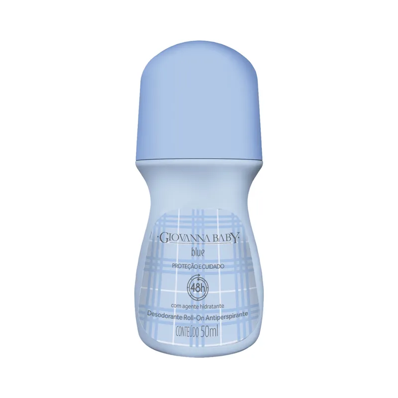 Desodorante Antiperspirante Giovanna Baby Blue 48h Roll-On 50ml