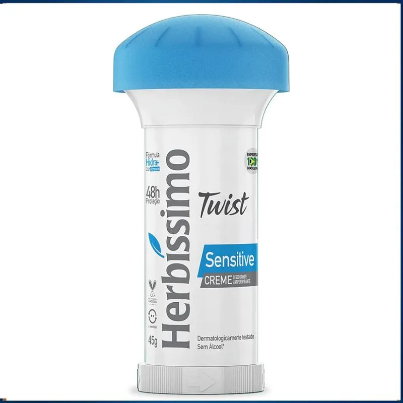 Desodorante Herbíssimo Creme Twist 45g Sensitive