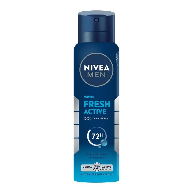 Desodorante Antitranspirante Nivea Men Fresh Active 72h Aerossol 150ml