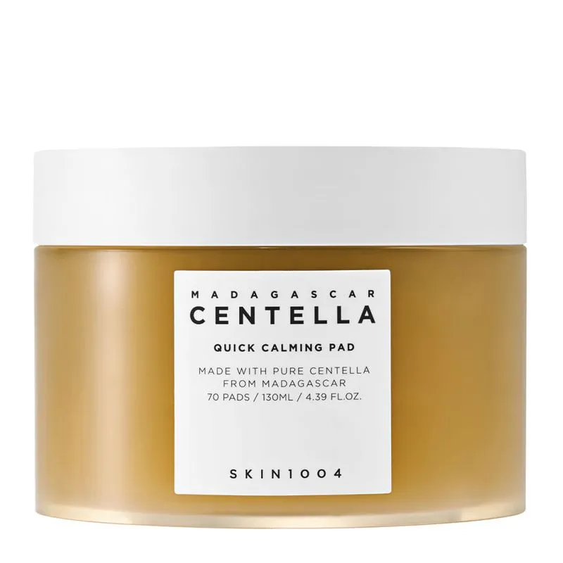 Discos Calmantes Faciais Skin1004 Madagascar Centella Quick Calming Pad - 70 Unidades