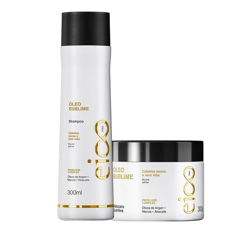 Eico Pro - Óleo Sublime Shampoo + Máscara - Kit Capilar - 300ml + 300ml