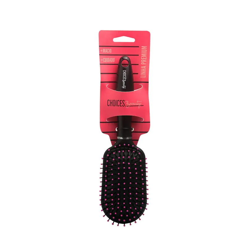Escova De Cabelo Choices Beauty Almofada Retangular 1 Unidade