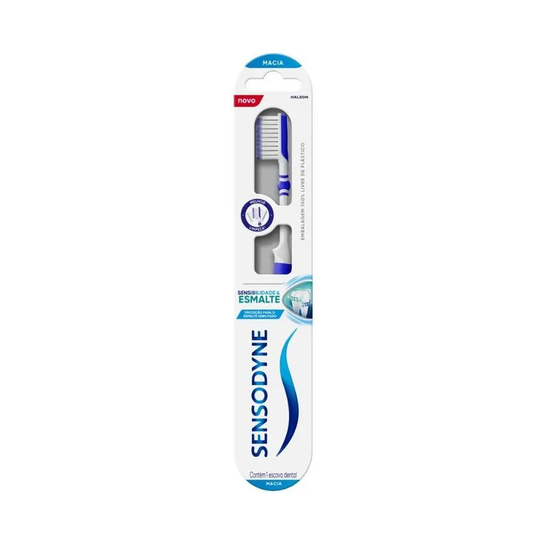 Escova Dental Sensodyne Sensibilidade & Esmalte Cerda Macia 1 Unidade