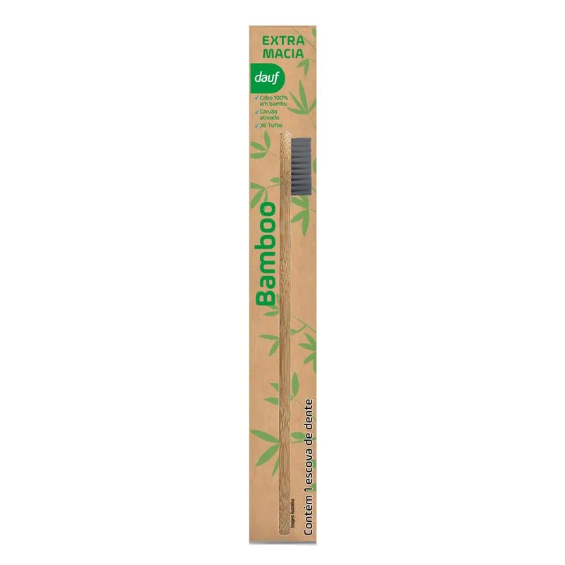 Escova De Dentes Dauf Eco Bambu Extra Macia
