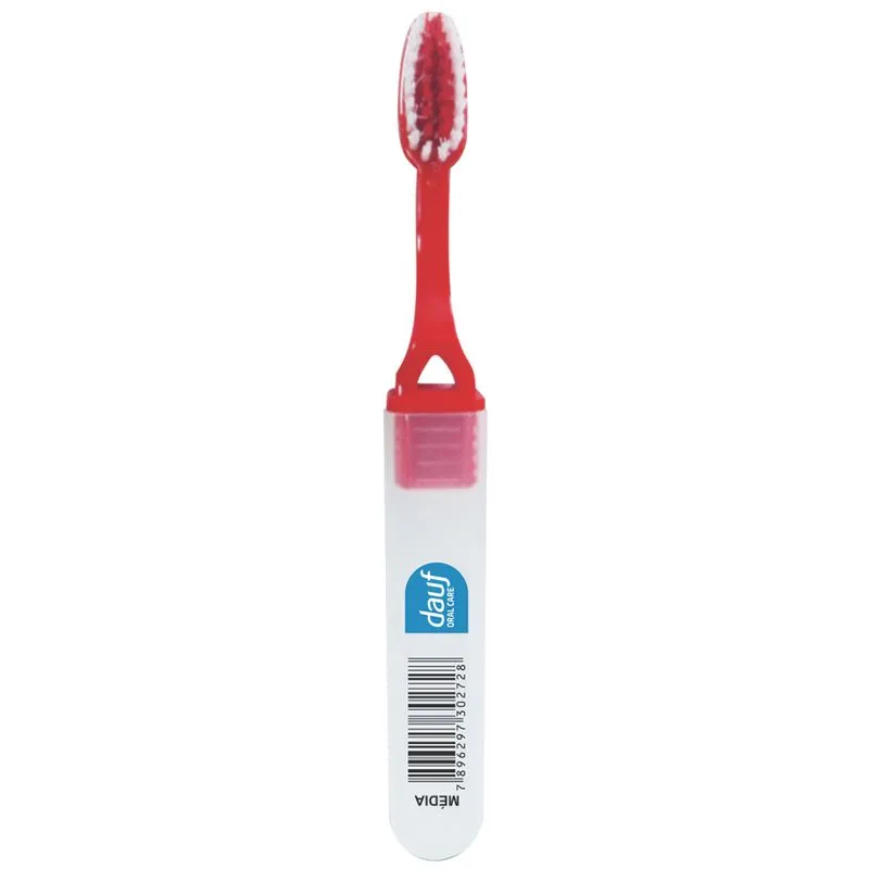 Escova Dental Dauf Pocket Para Viagem Macia 1 Unidade