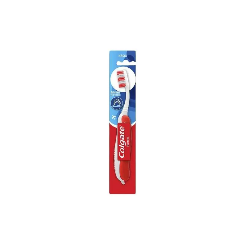 Escova Dental Portátil Colgate Macia 1 Unidade